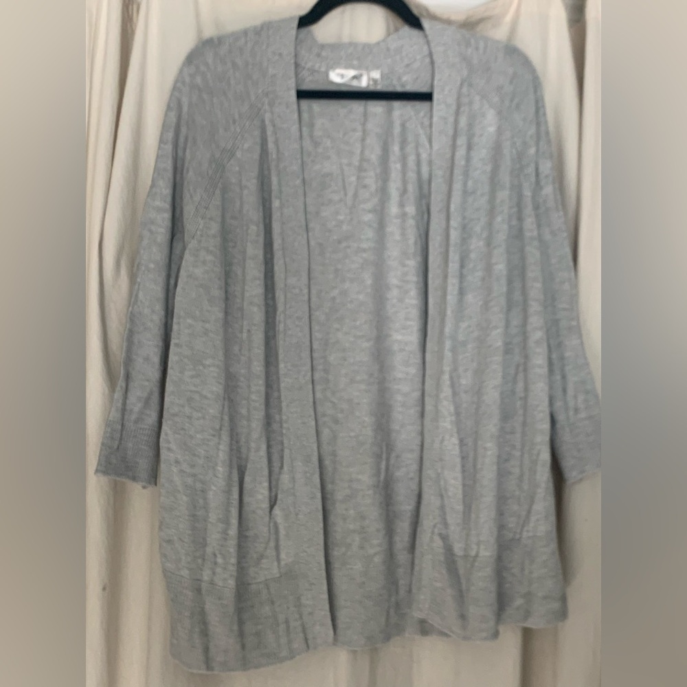 Light Gray Women's Open Front Cardigan